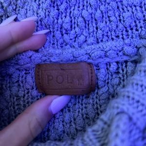 Grey pullover from boutique in Nashville